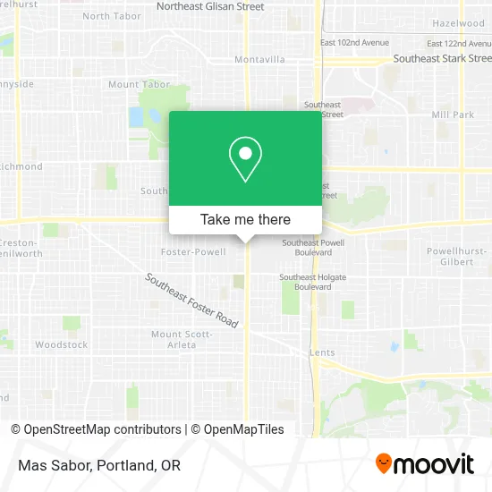 Mas Sabor map