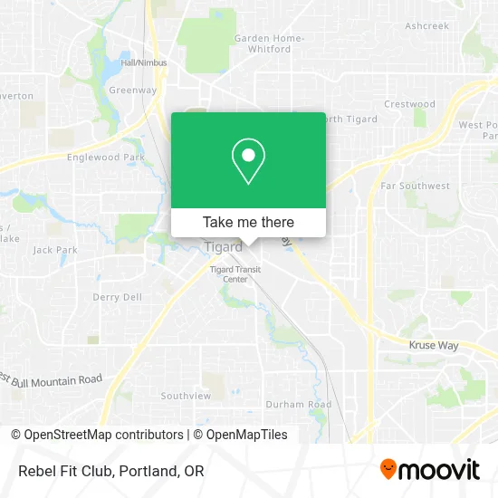 Rebel Fit Club map