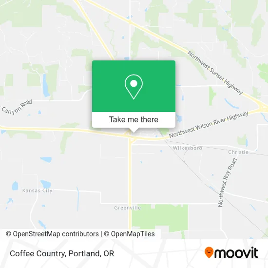 Coffee Country map