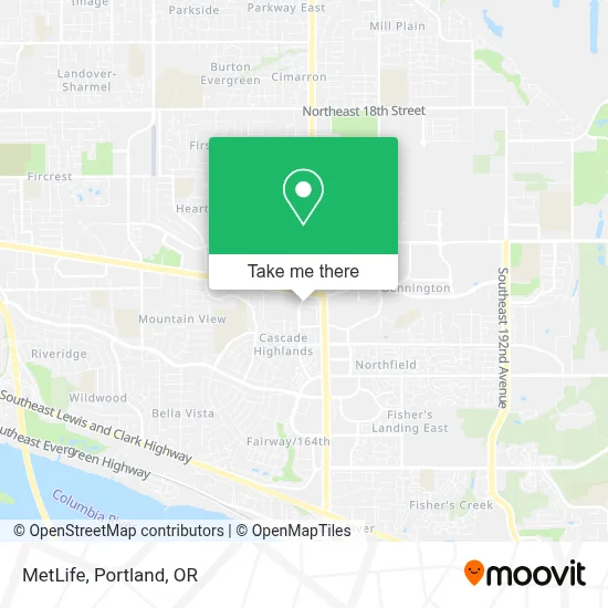 Metlife map
