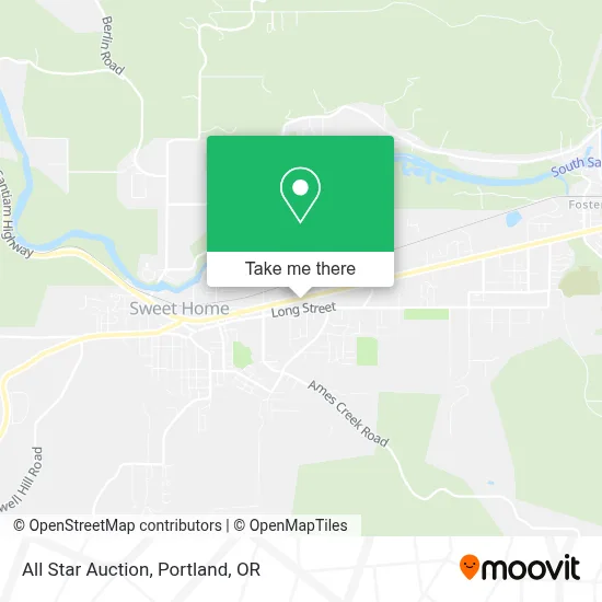 All Star Auction map