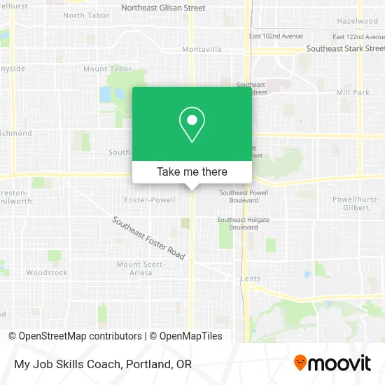 My Job Skills Coach map