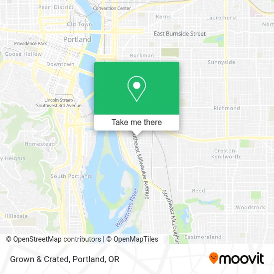 Grown & Crated map