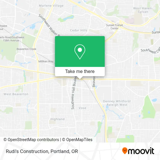 Rudi's Construction map