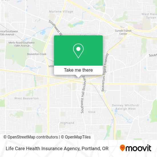 Life Care Health Insurance Agency map