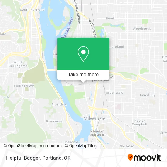 Helpful Badger map