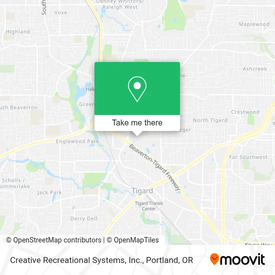 Creative Recreational Systems, Inc. map
