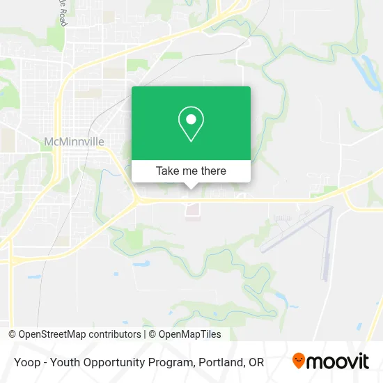 Yoop - Youth Opportunity Program map