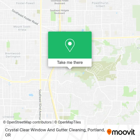 Crystal Clear Window And Gutter Cleaning map