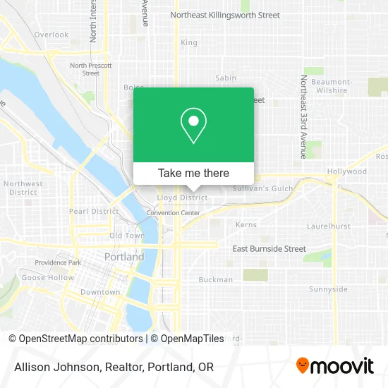 Allison Johnson, Realtor map