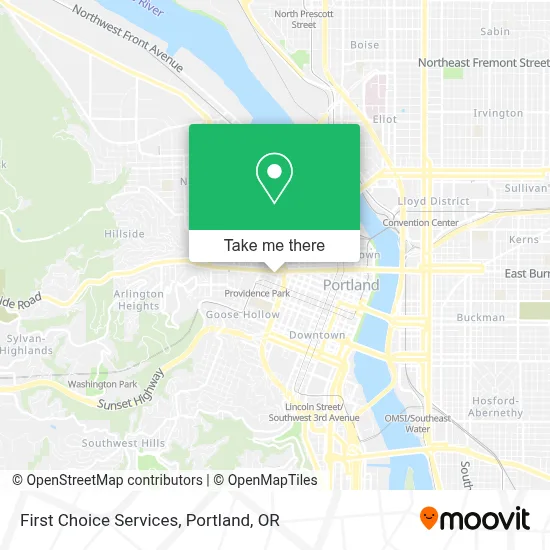 First Choice Services map