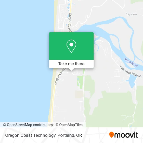 Oregon Coast Technology map
