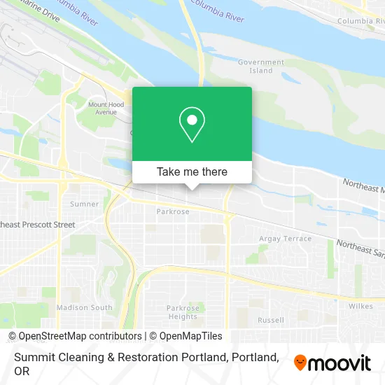 Summit Cleaning & Restoration Portland map