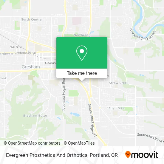 Evergreen Prosthetics And Orthotics map