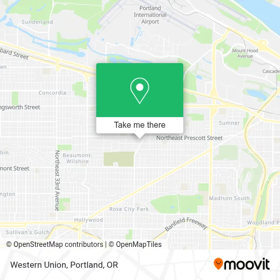 Western Union map
