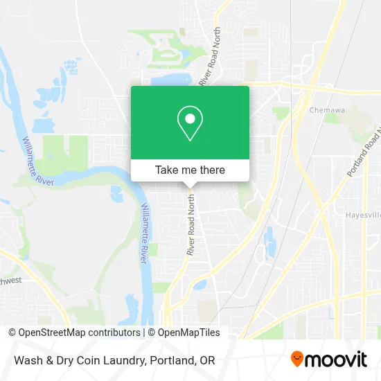 Wash & Dry Coin Laundry map