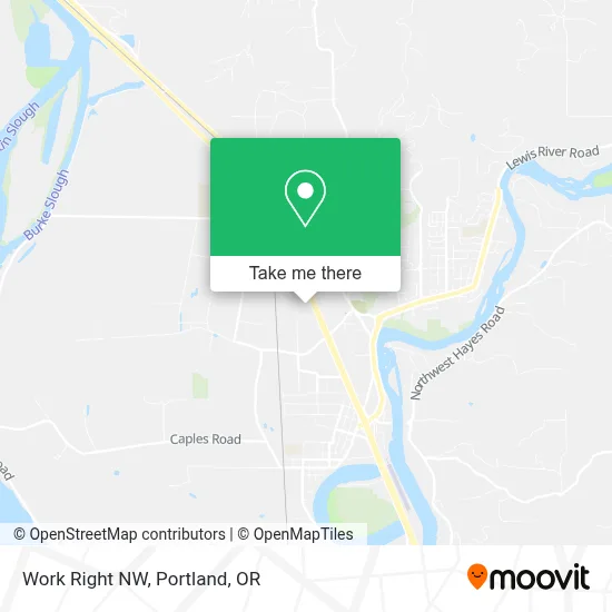 Work Right NW map