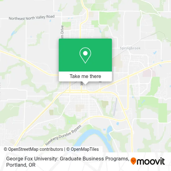 George Fox University: Graduate Business Programs map
