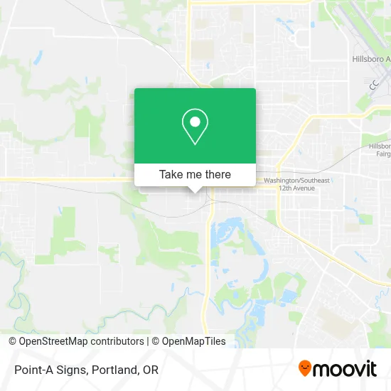 Point-A Signs map