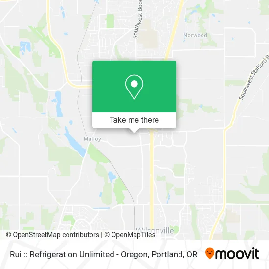 Rui :: Refrigeration Unlimited - Oregon map