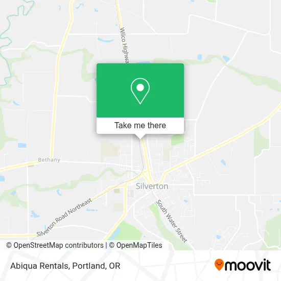 Abiqua Rentals map