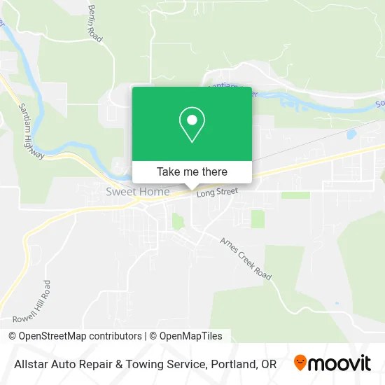 Allstar Auto Repair & Towing Service map