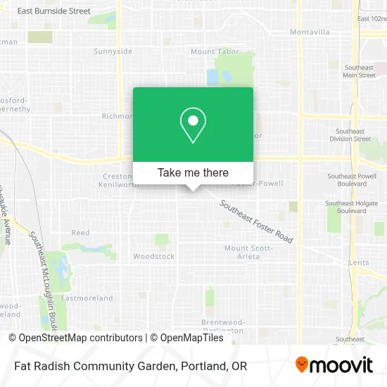 Fat Radish Community Garden map
