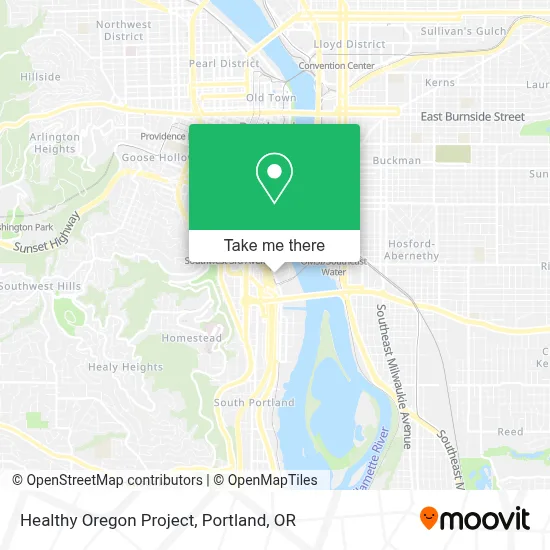 Healthy Oregon Project map