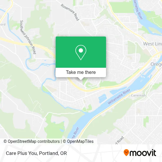 Care Plus You map