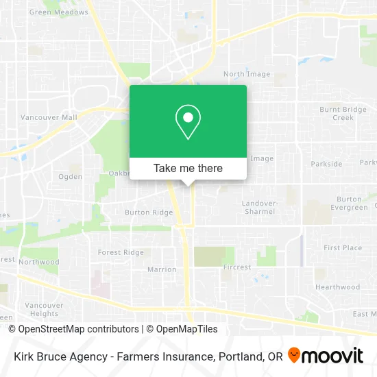 Kirk Bruce Agency - Farmers Insurance map