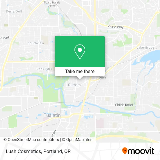 Lush Cosmetics map