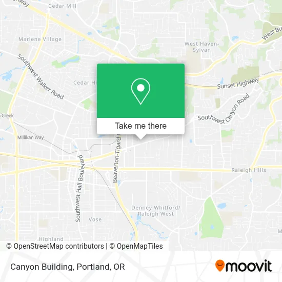 Canyon Building map