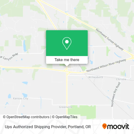 Ups Authorized Shipping Provider map