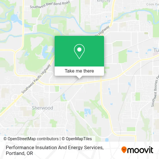 Performance Insulation And Energy Services map