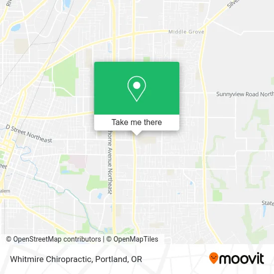 Whitmire Chiropractic map