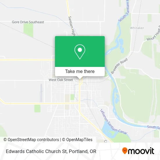 Edwards Catholic Church St map