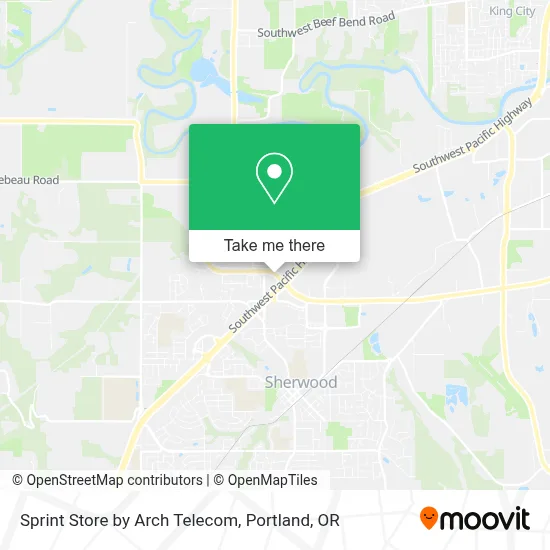 Sprint Store by Arch Telecom map