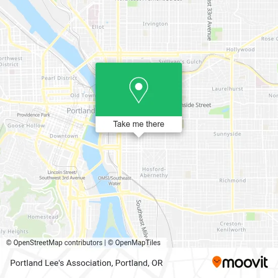 Portland Lee's Association map
