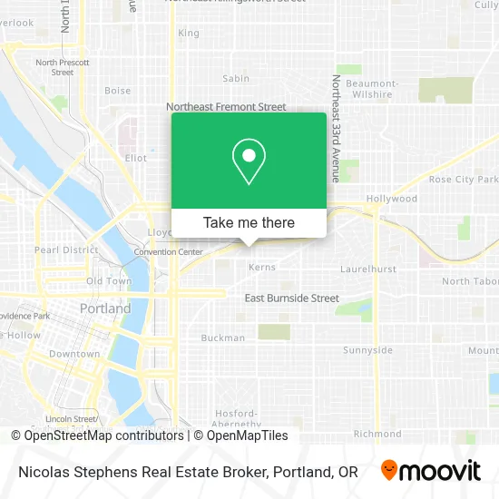 Nicolas Stephens Real Estate Broker map