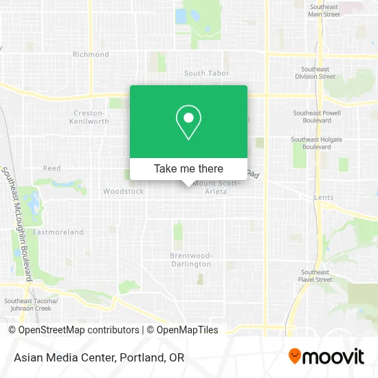 Asian Media Center map