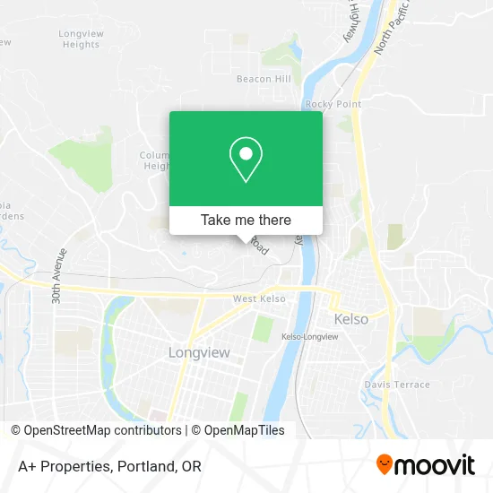 A+ Properties map