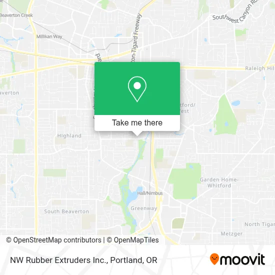 NW Rubber Extruders Inc. map
