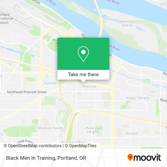 Black Men In Training map
