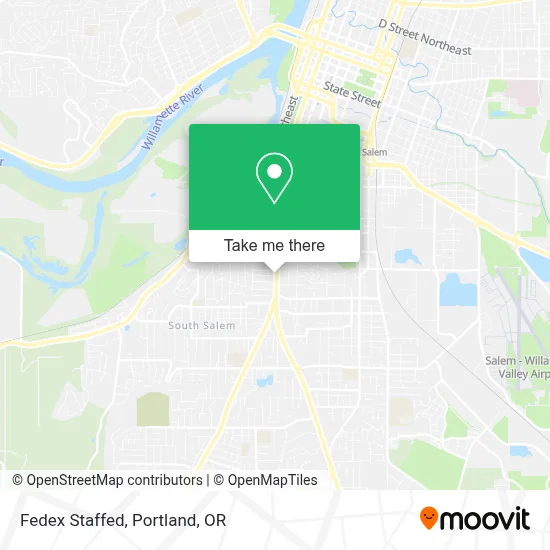 Fedex Staffed map
