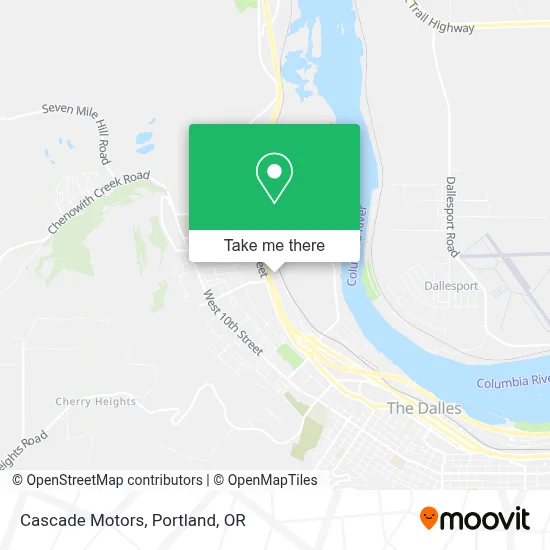 Cascade Motors map