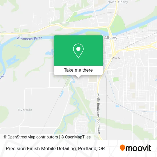 Precision Finish Mobile Detailing map