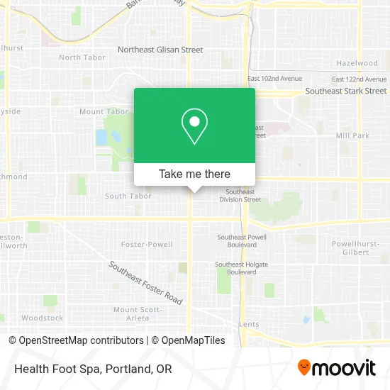 Health Foot Spa map