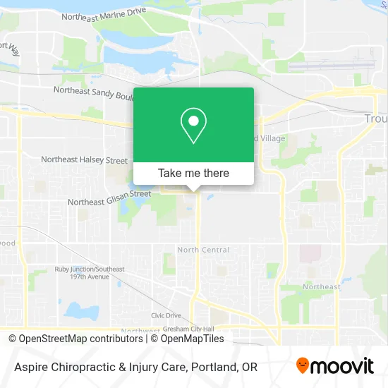 Aspire Chiropractic & Injury Care map