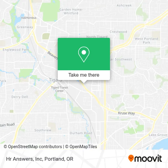 Hr Answers, Inc map