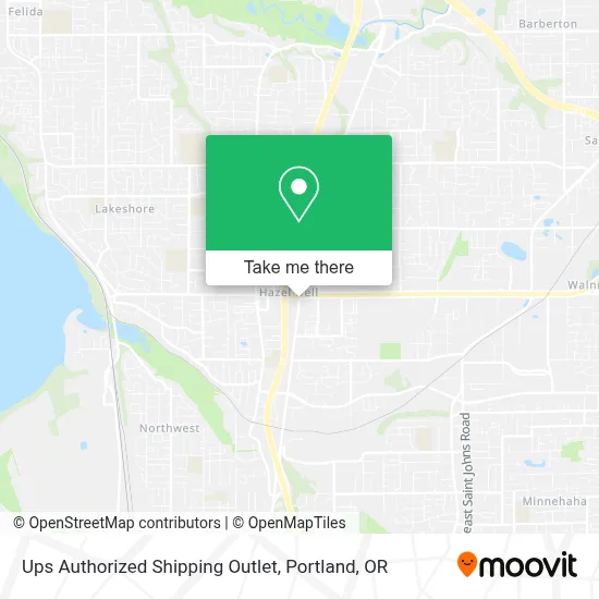 Ups Authorized Shipping Outlet map